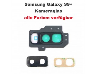 Kamera Linse (Glas) mit Rahmen (hinten) passend für Samsung Galaxy S9+ G965F