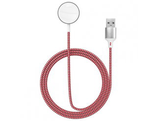 Innova sys Magnetisches Ladekabel kompatibel für Apple Watch , USB-Typ C, Smart Watch Charger, für Apple Watch, Smart Watch Ladegeräte kompatibel mit apple Watch 7/SE/6/5/4/3/2/1 (38mm,40mm,42mm)« magnetisches Ladekabel Rot