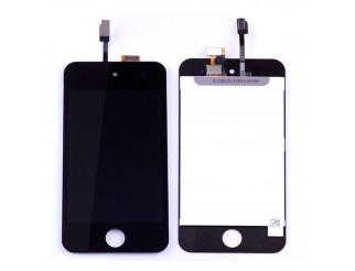 Display-Einheit für iPod Touch 4G schwarz (Frontscheibe LCD Touchscreen)