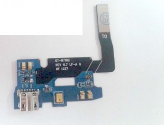 Ladebuchse USB Connector inkl. Mikrofone für Samsung Galaxy Note 2 N7100 Rev. 0.7