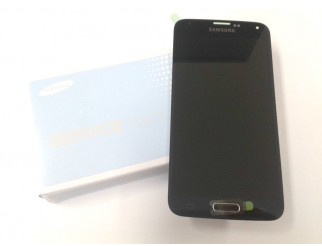 Original Display für Samsung Galaxy S5 (GH97-15734B + GH97-15959B) Touchscreen LCD in schwarz